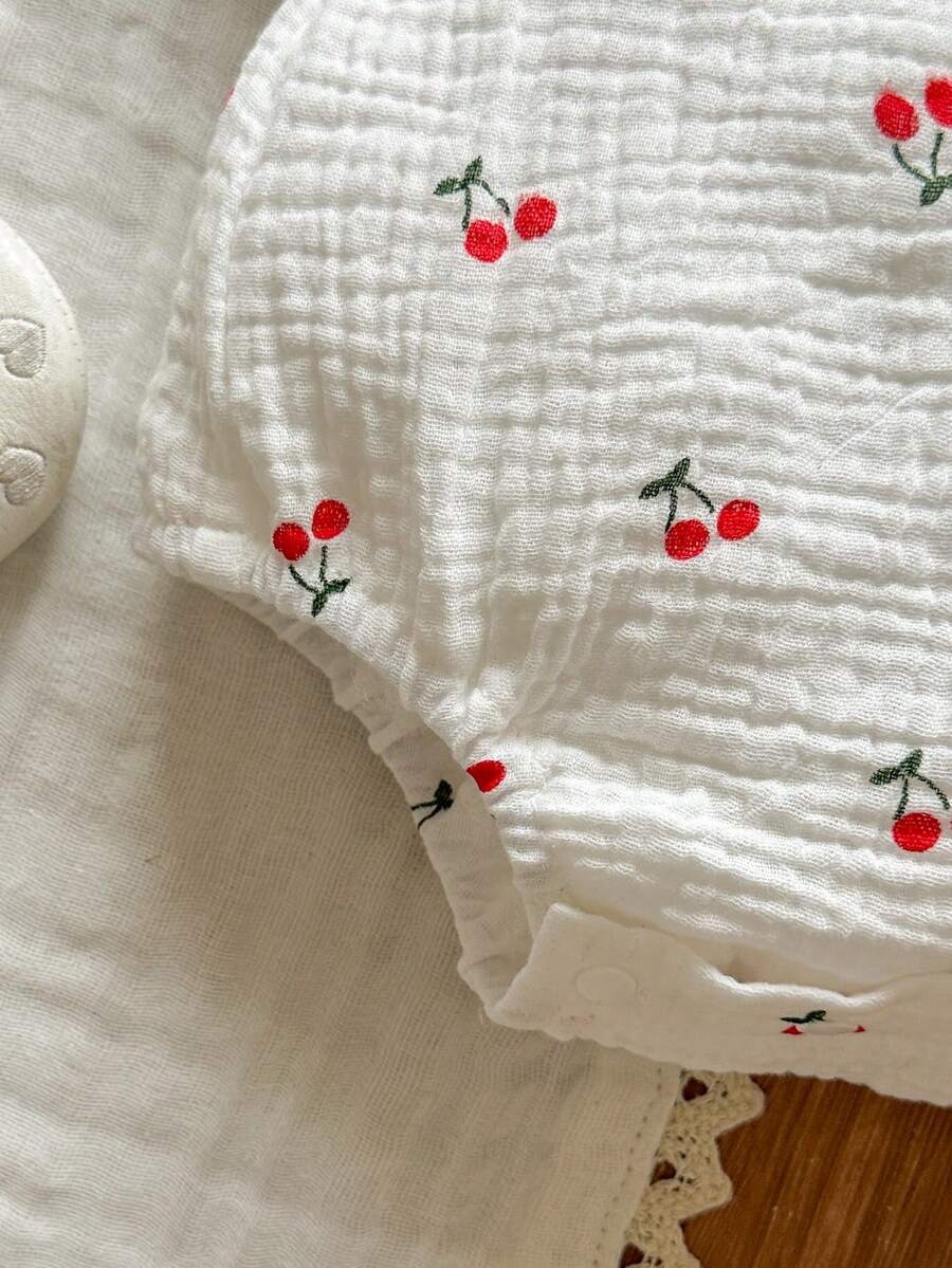 Baby Floral Print Sleeveless Jumpsuit for Casual Summer Daily Wear and Outings