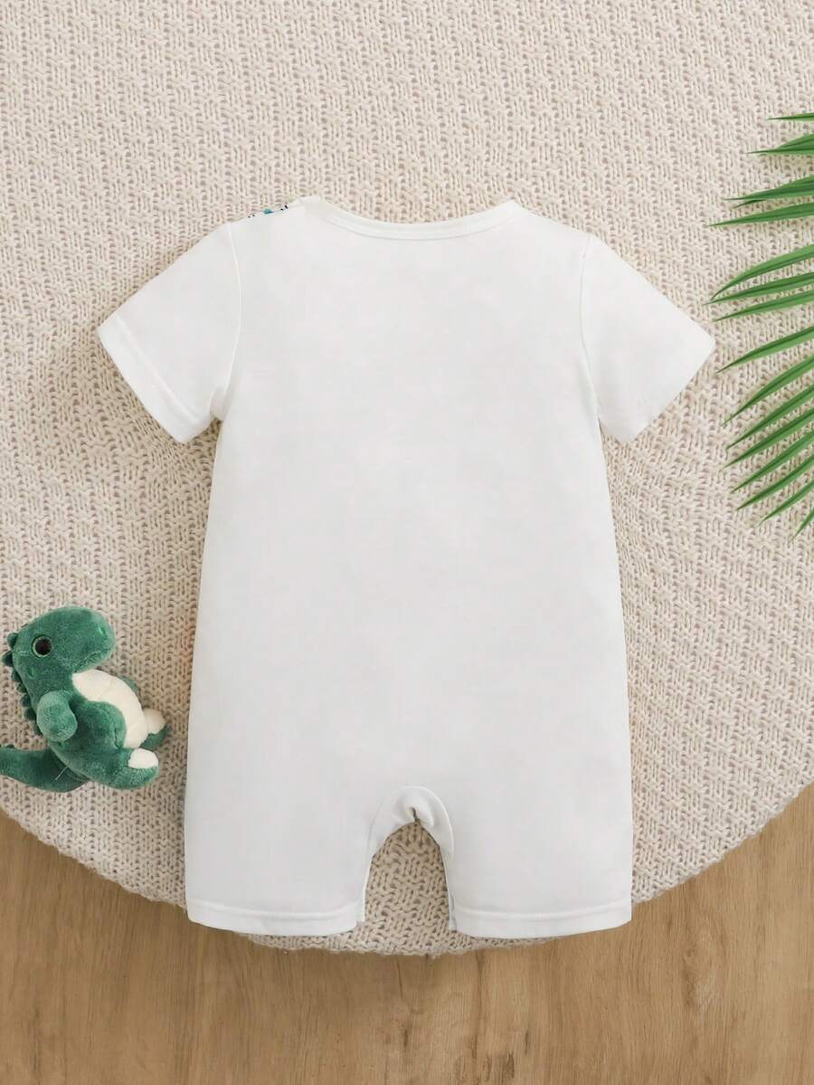 Baby Boy Cute Animal Party Print One Piece Pants Casual Soft Everyday Outfit