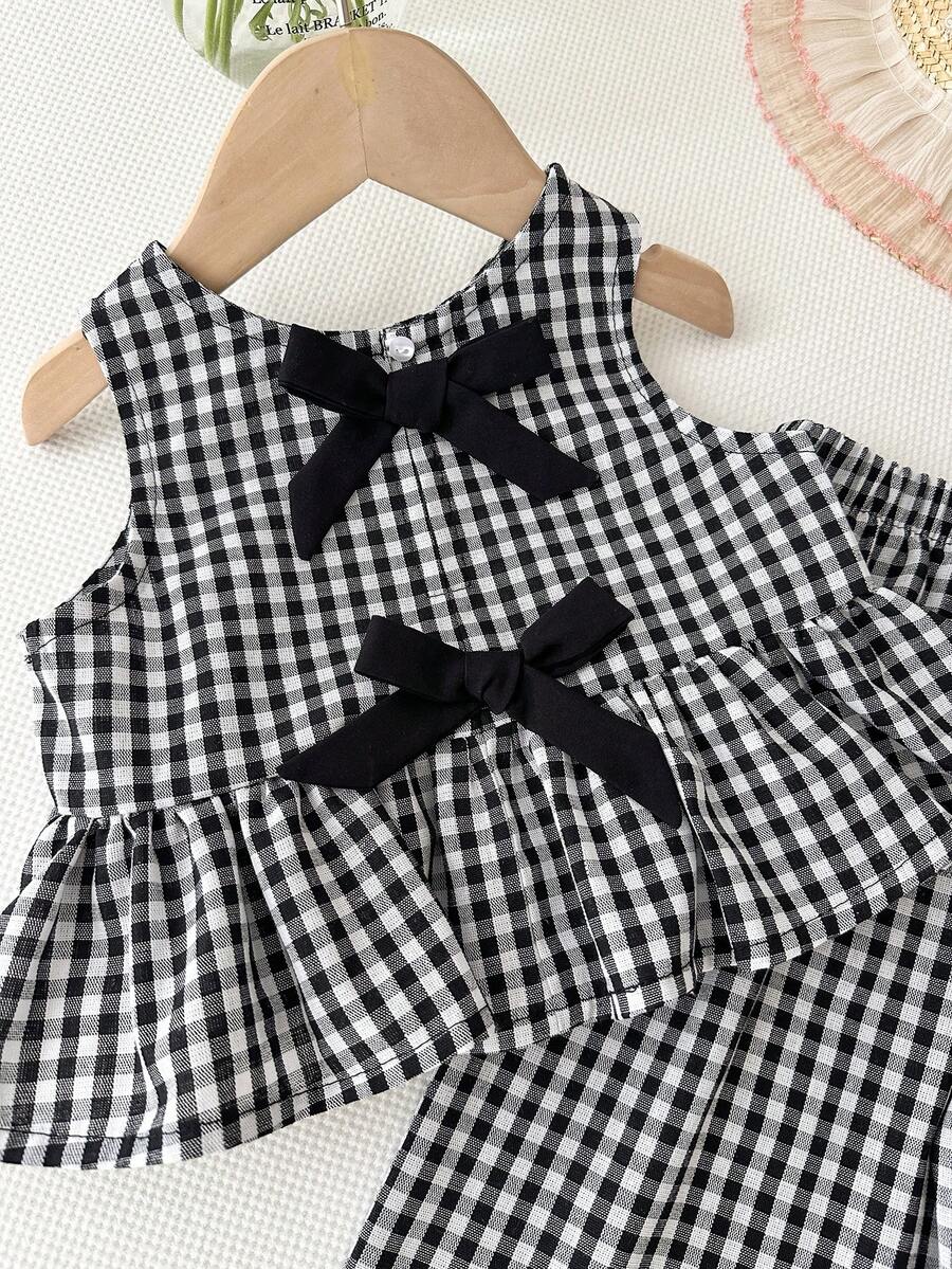 Casual Summer Pants Outfit For Kids Girls Ditsy Floral Fashion Wear