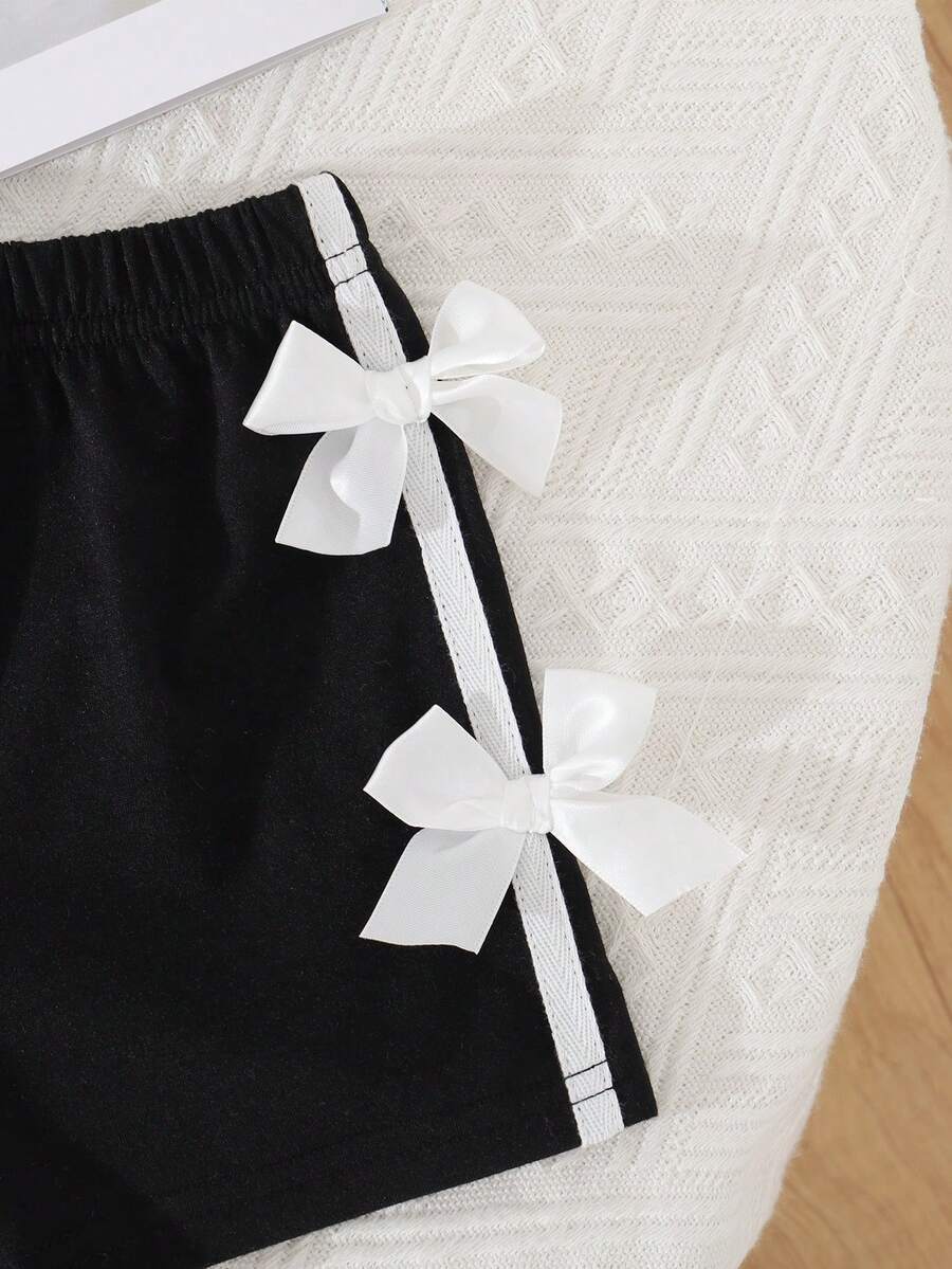 Pride Rainbow Short Sleeve Top & Shorts Set for Toddler Girls