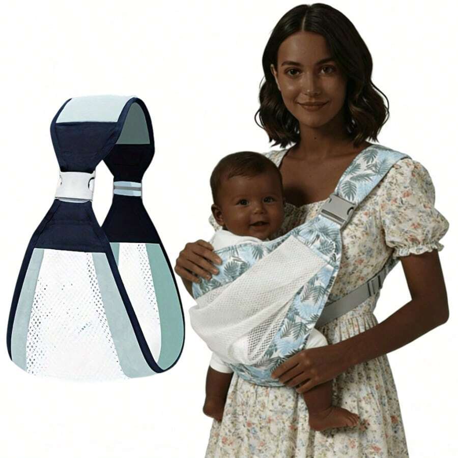 Baby Ring Sling Carrier Ergonomic Baby Wrap Carrier for Newborns and Toddlers