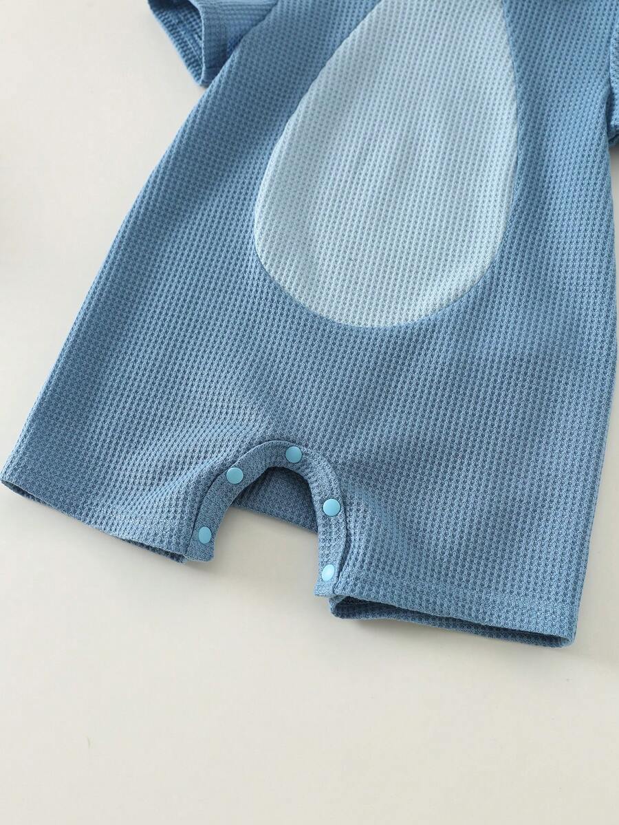 3D Big Ear Hooded Romper Set For Newborn Baby Boys And Girls Summer Outfit