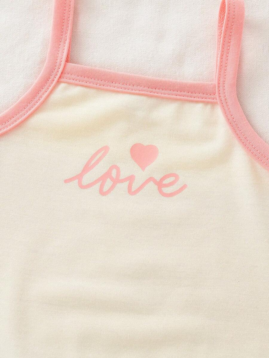 Little Girls Halter Knit Dress 3pcs Set Sweet Colorful Summer Vacation Outfits