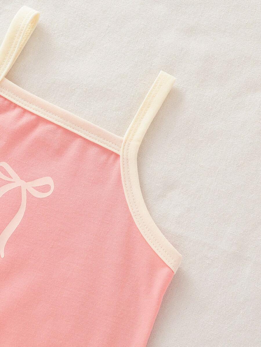 Little Girls Halter Knit Dress 3pcs Set Sweet Colorful Summer Vacation Outfits