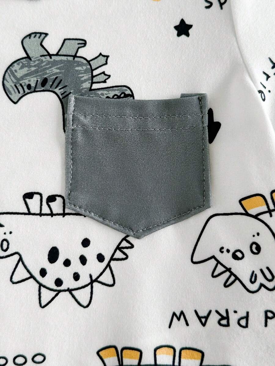 Baby Lion Print Romper and Shorts Set for Daily Wear and Photoshoots