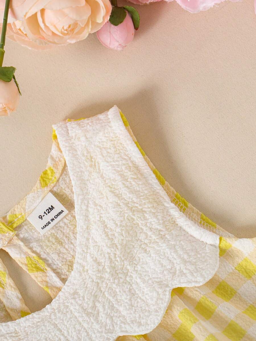 Sleeveless Long Dress with Embroidered Cartoon Duck for Toddler Girls