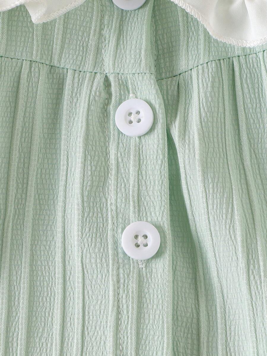 Baby Embroidered Puff Sleeve Dress for Cute Summer Outings and Photoshoots