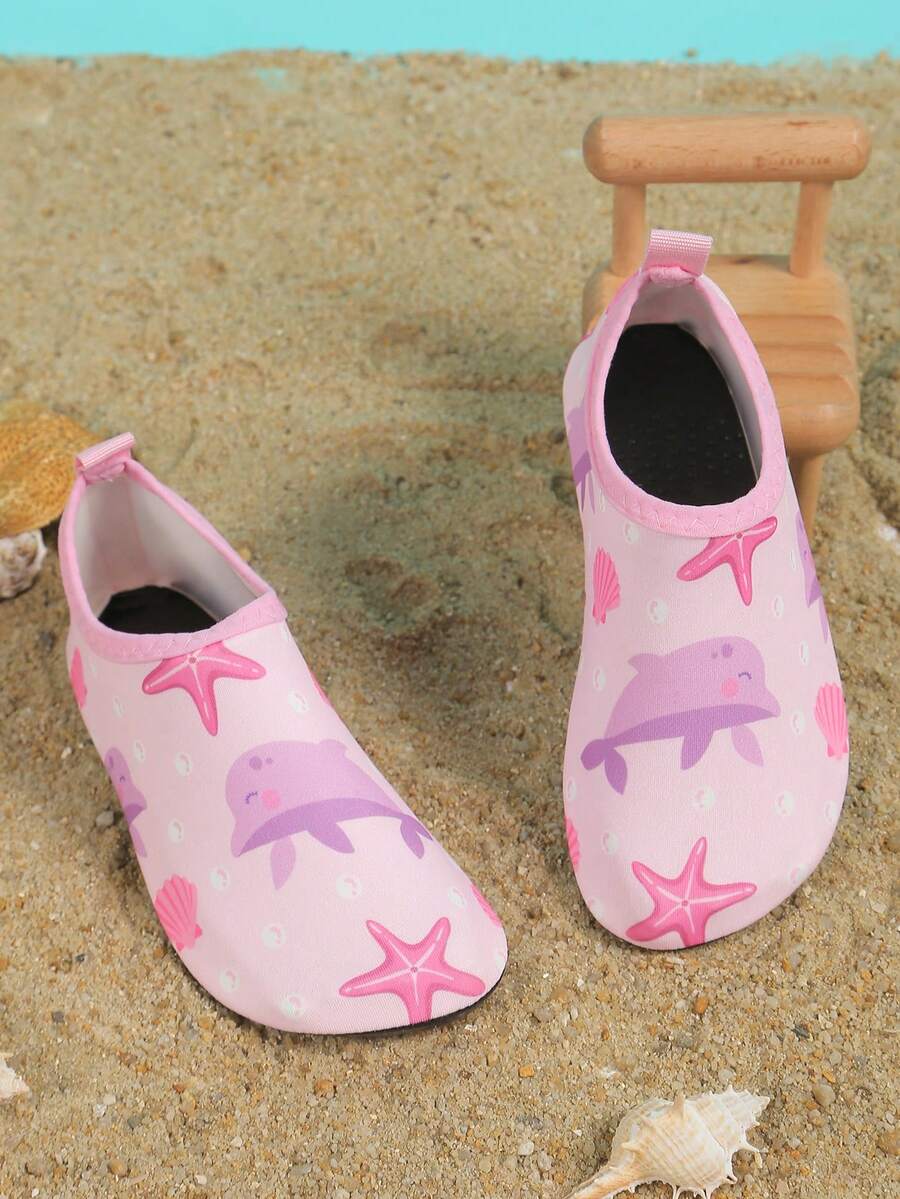 Kids Summer Water Shoes Cartoon Anti Slip Beach and Pool Shoes for Outdoor Water Play