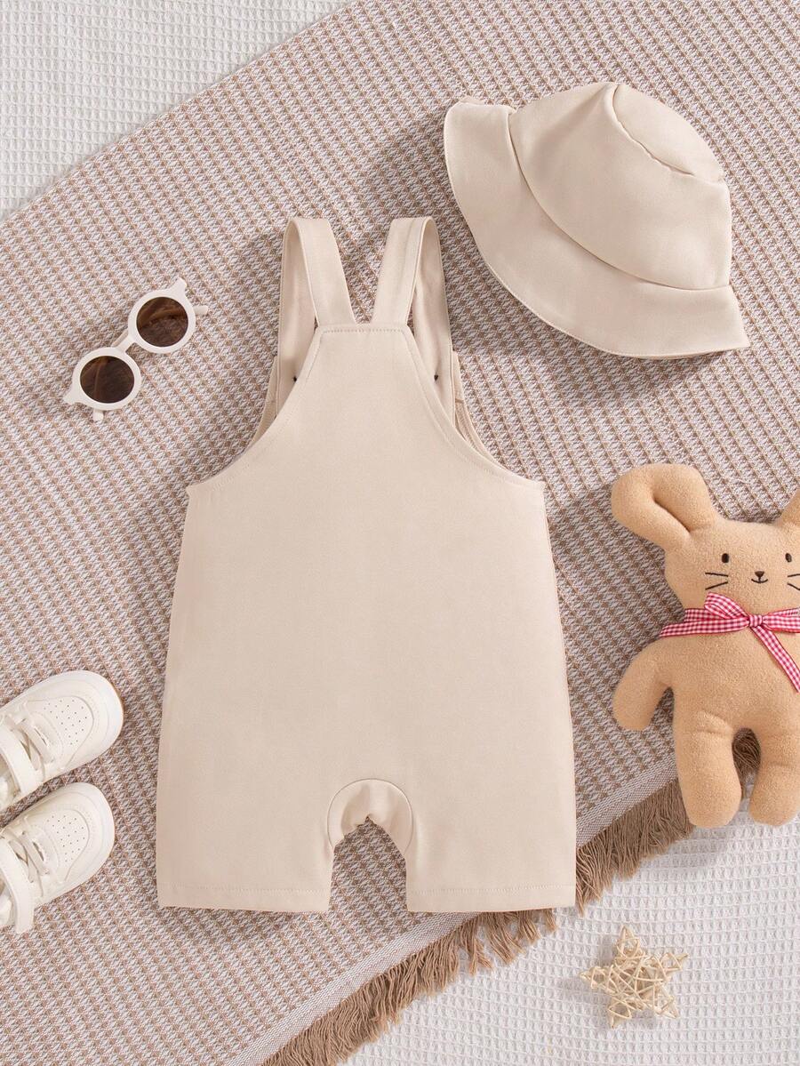 Cute One Piece Shorts Romper For Toddler Boys Summer Street Fashion Outfit
