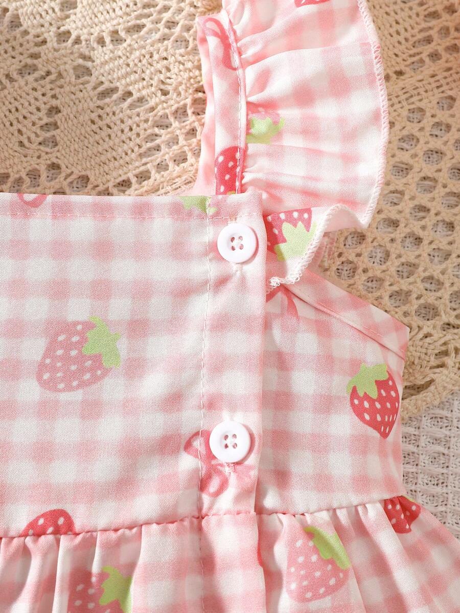 2PCS Baby Watercolor Floral Dress and Hairband Set for Cute Summer Outings