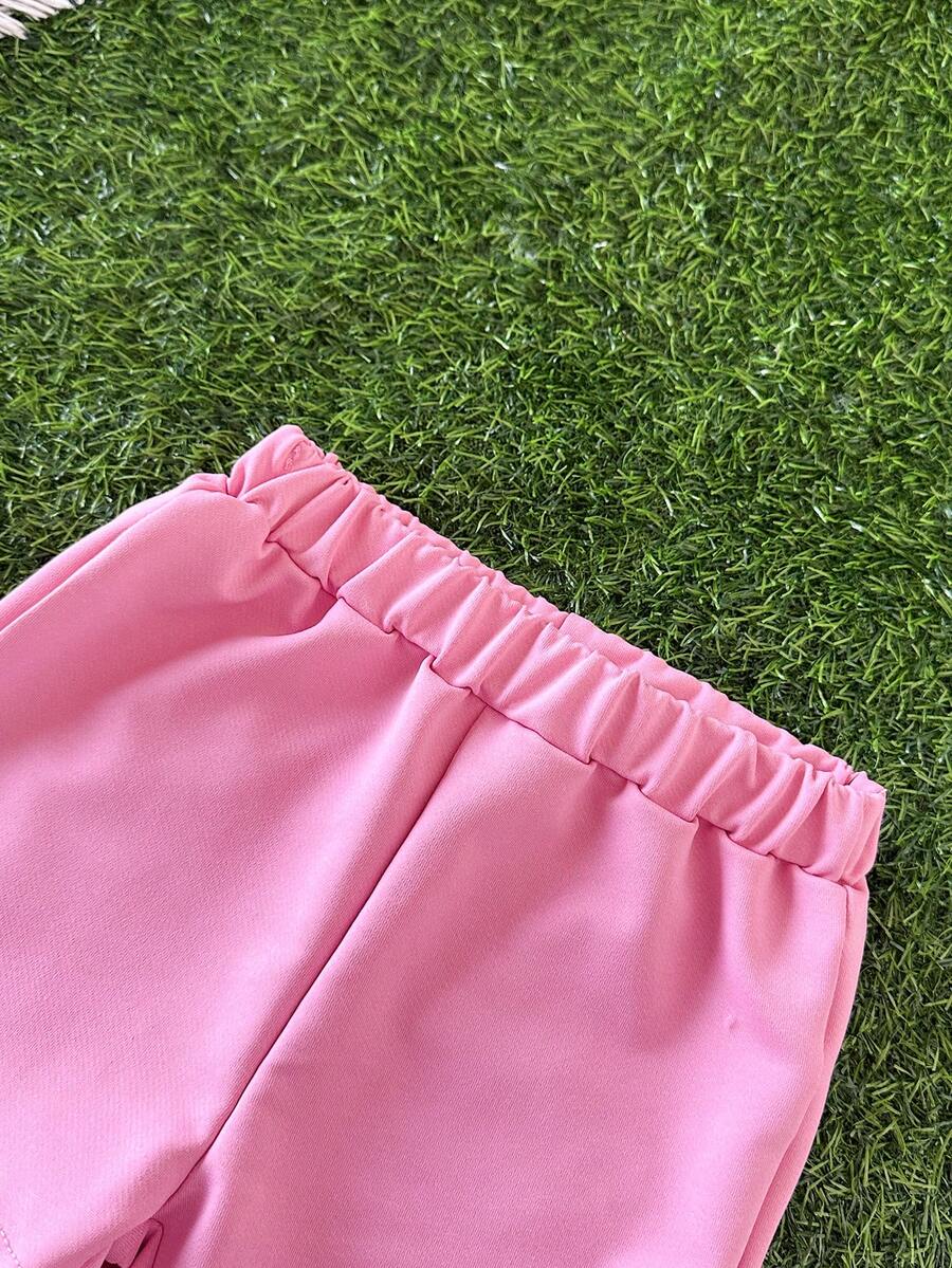 Classic Everyday Shorts Set For Baby Girls With Daddy's Girl T Shirt