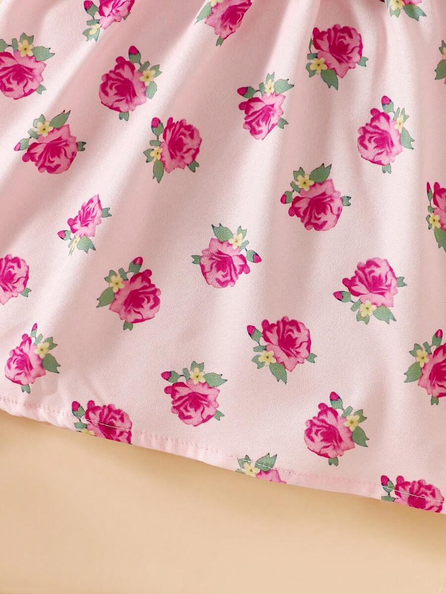 Baby Embroidered Puff Sleeve Dress for Cute Summer Outings and Photoshoots