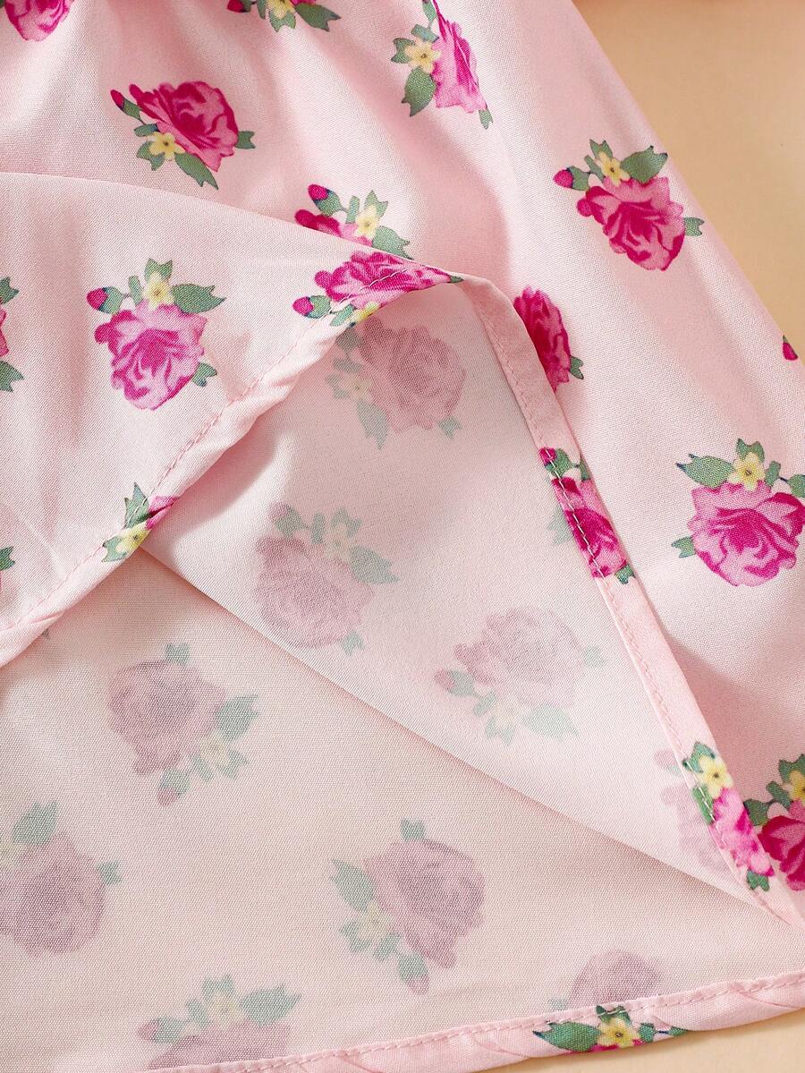 Baby Embroidered Puff Sleeve Dress for Cute Summer Outings and Photoshoots