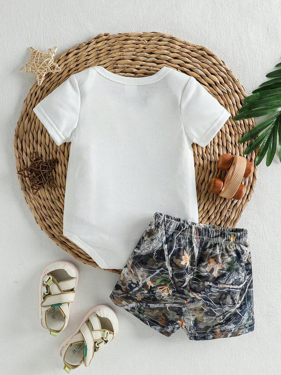 Cute Baby Boys Summer Clothing Set For Outings And Casual Daily Wear