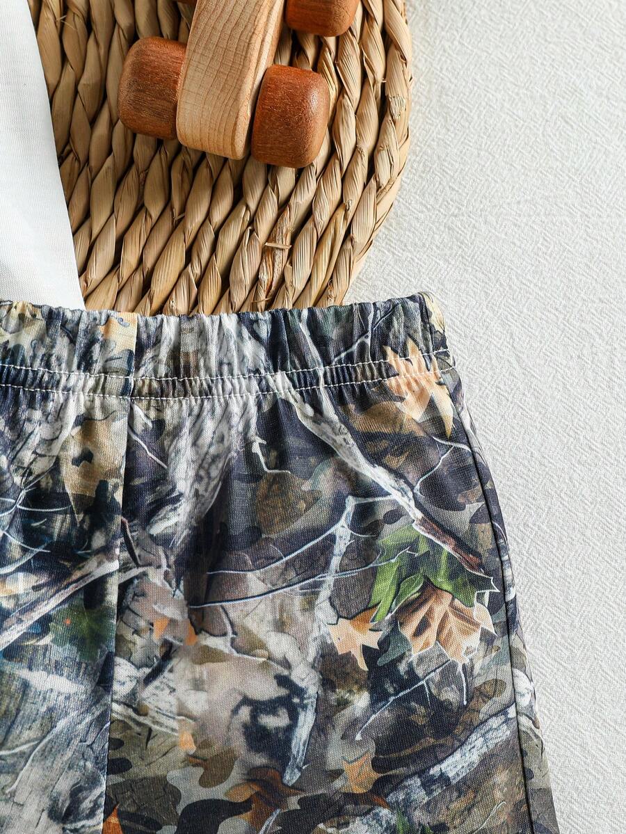 Cute Baby Boys Summer Clothing Set For Outings And Casual Daily Wear