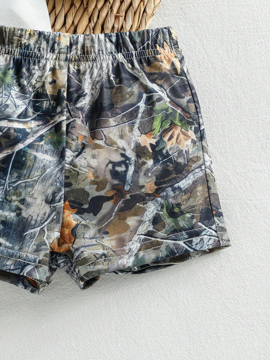 Cute Baby Boys Summer Clothing Set For Outings And Casual Daily Wear