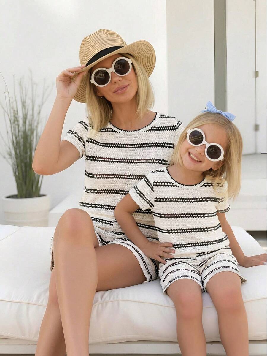 Pride Rainbow Short Sleeve Top & Shorts Set for Toddler Girls