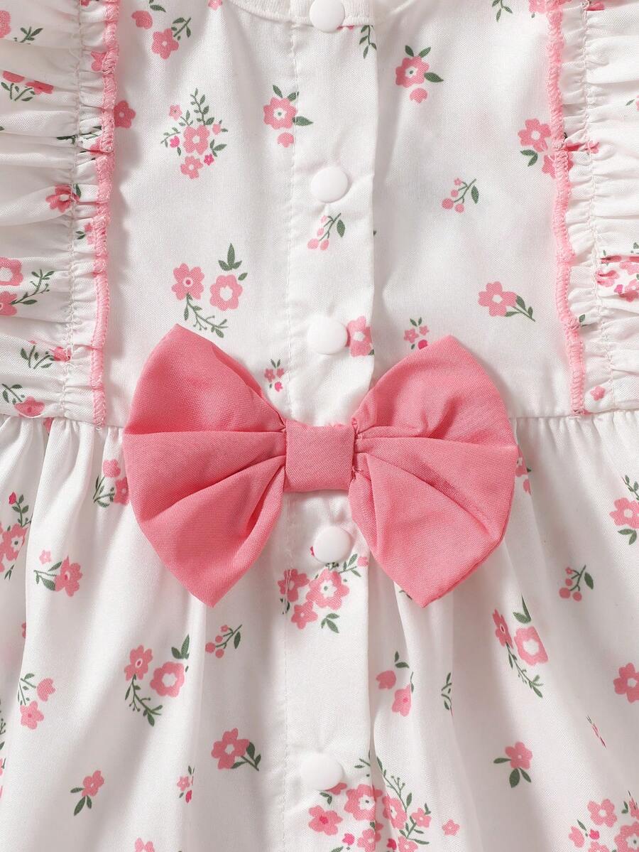 Baby Cherry Print Sleeveless Dress and Red Hat Set for Cute Summer Outings