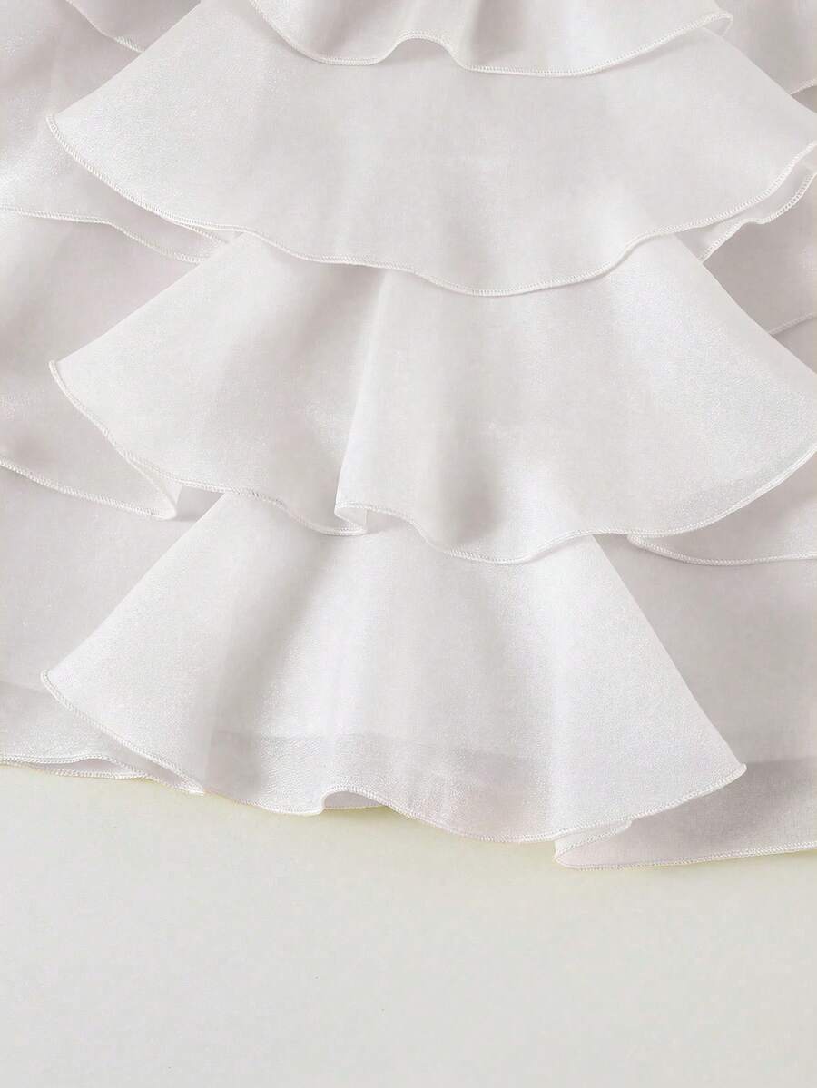 Toddler Girls Sleeveless Floral Sundress With Ruffle Detail Cute Party Wear