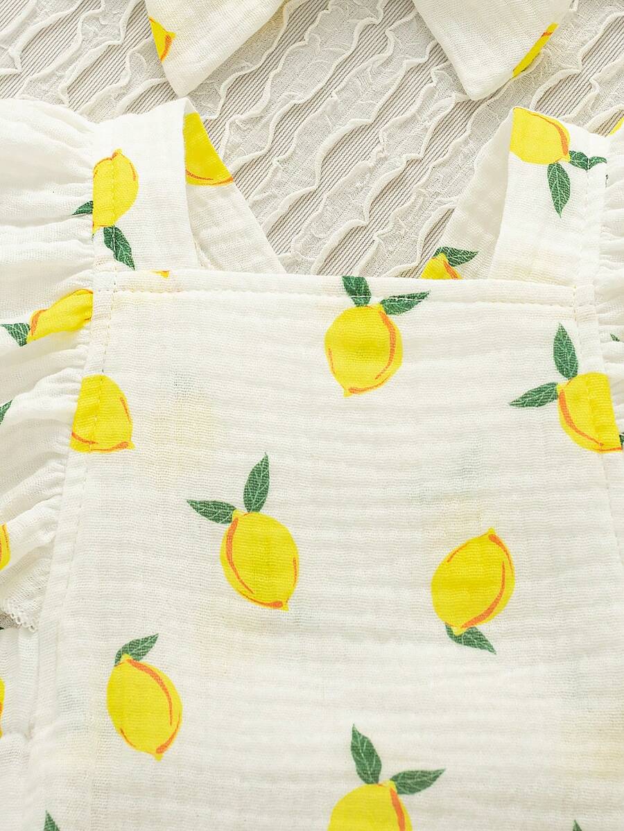 Baby Floral Print Sleeveless Jumpsuit for Casual Summer Daily Wear and Outings