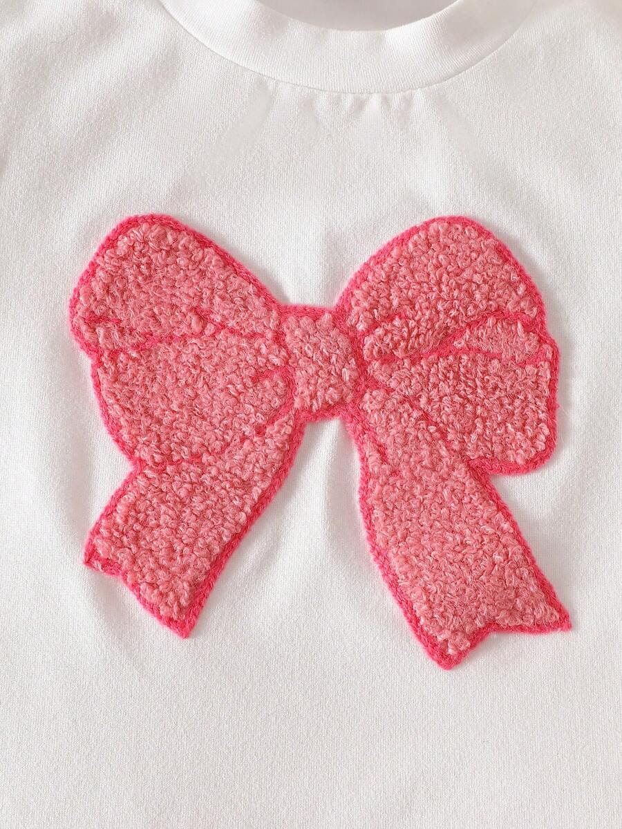 Baby Girl Strawberry Print T Shirt and Pants Set for Cute Summer Daily Wear