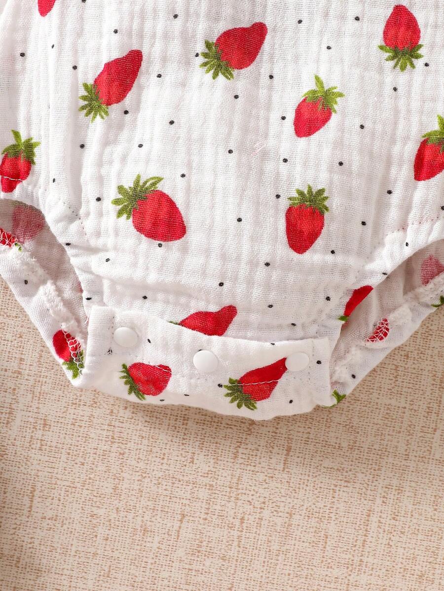 Baby Floral Print Sleeveless Jumpsuit for Casual Summer Daily Wear and Outings