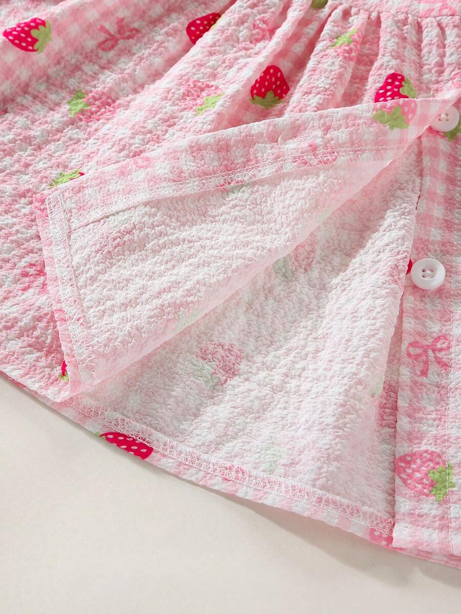 2PCS Baby Watercolor Floral Dress and Hairband Set for Cute Summer Outings