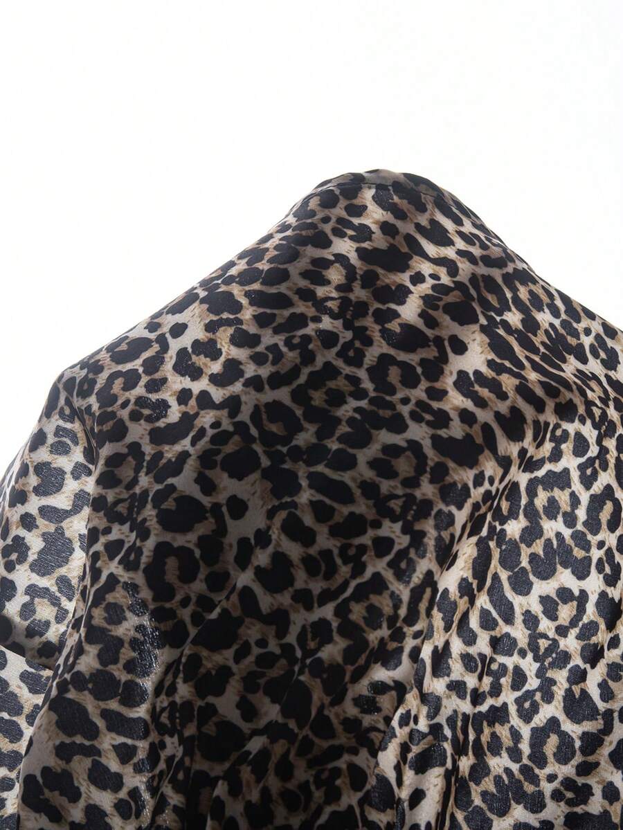 Baby Girl Leopard Print Sleeveless Dress Cute Summer Vacation Outfit Mommy and Me Matching Look