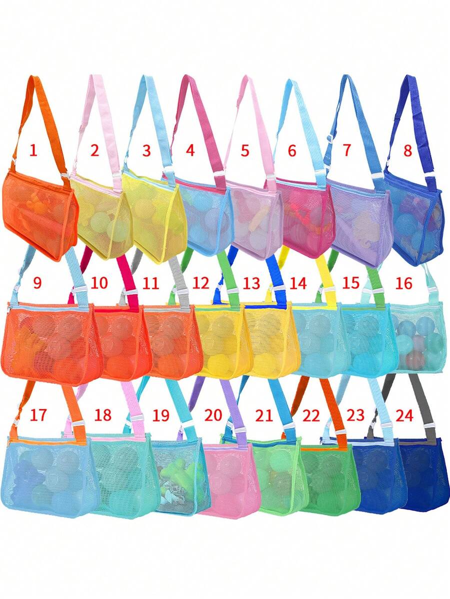 Reusable Beach Tote Bag Lightweight Multipurpose Toy Storage Diaper Bag for Travel and Family Outings