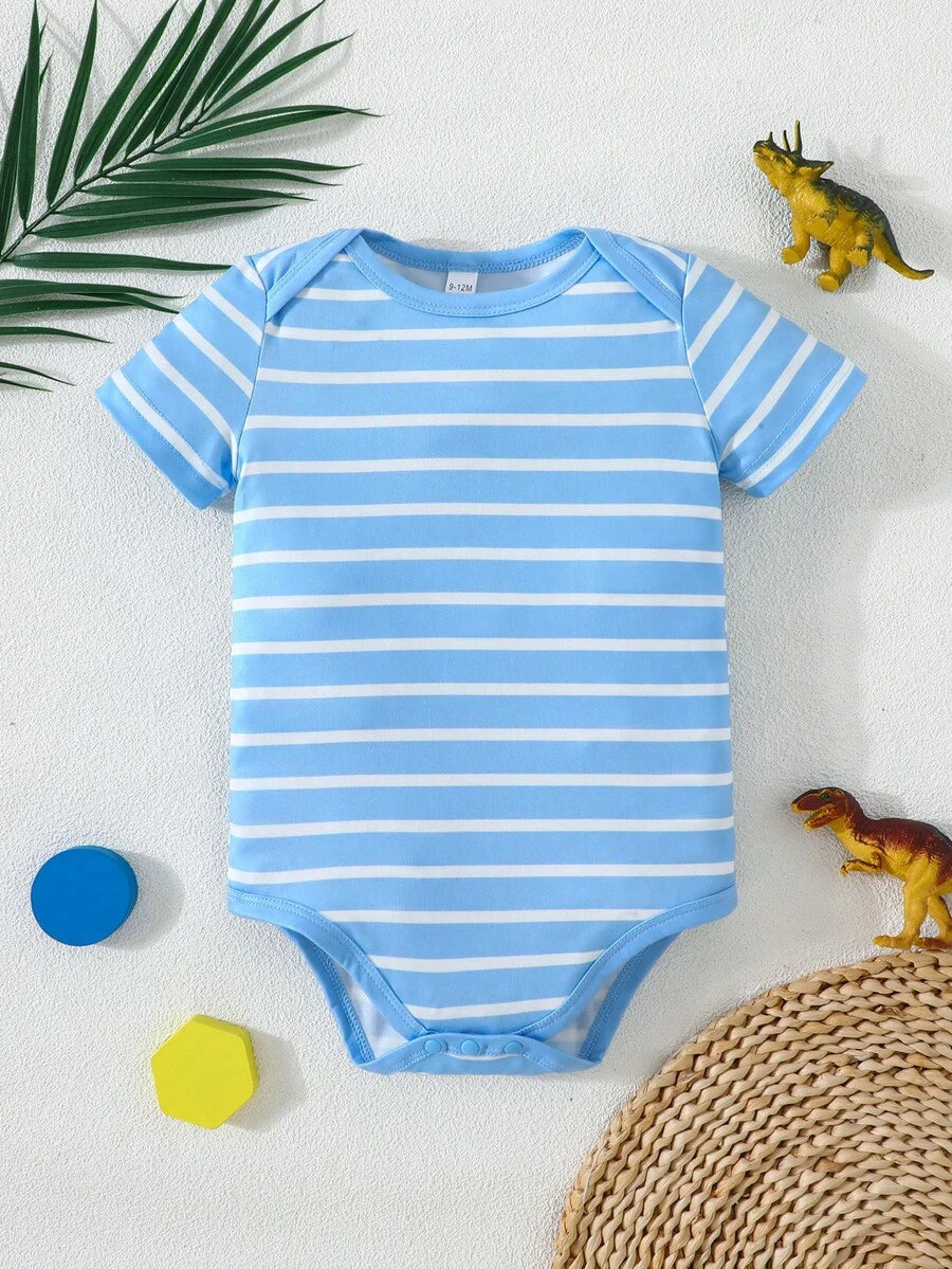Infant Cute Duckling Graphic Short Sleeve Outfits Summer New Arrival Bodysuit