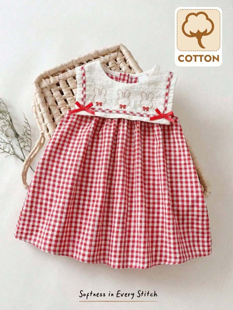 Ruffle Collar Floral Print Sleeveless Dress for Baby Girls