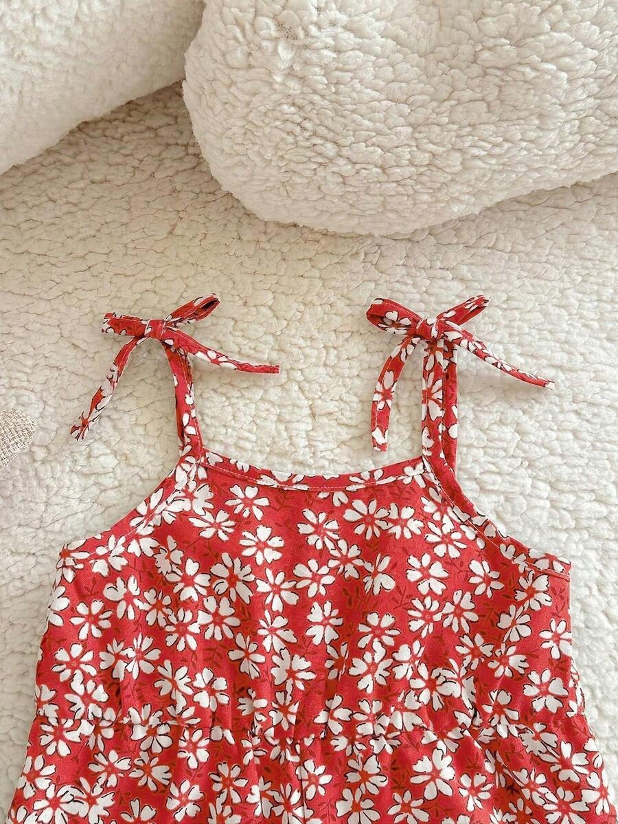 Baby Ditsy Floral Romper for Cute Summer Daily Wear and Outings