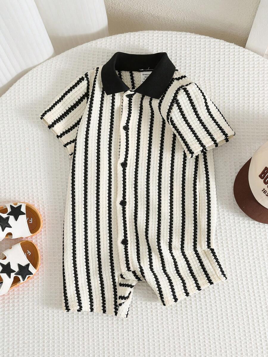 3D Big Ear Hooded Romper Set For Newborn Baby Boys And Girls Summer Outfit