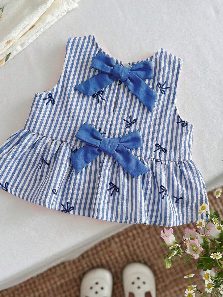 Casual Summer Pants Outfit For Kids Girls Ditsy Floral Fashion Wear