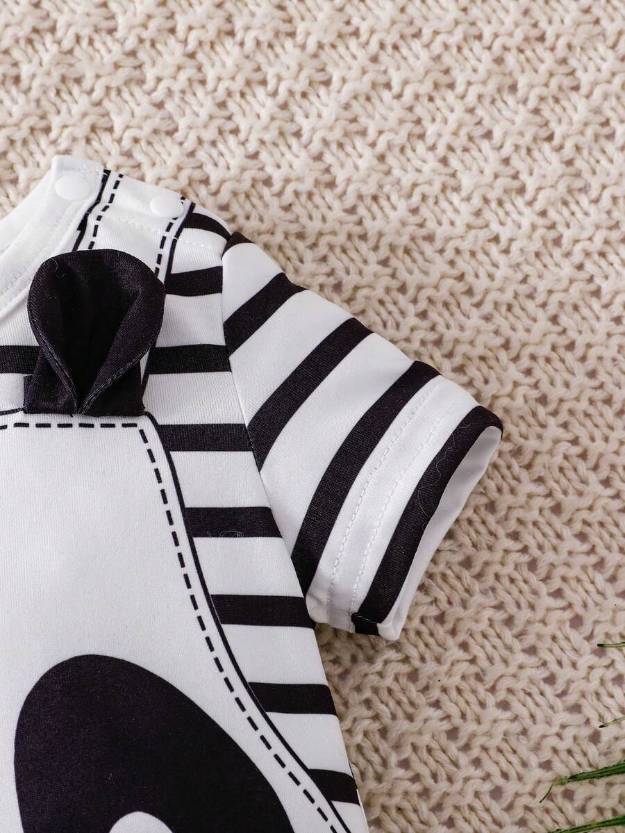 Baby Boy Cute Animal Party Print One Piece Pants Casual Soft Everyday Outfit