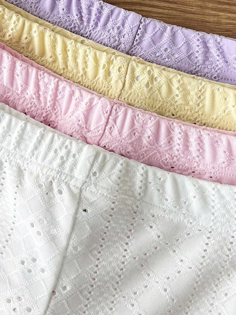 8-Piece Multi-Color Ribbed Short Sleeve Top and Shorts Set for Baby Girls