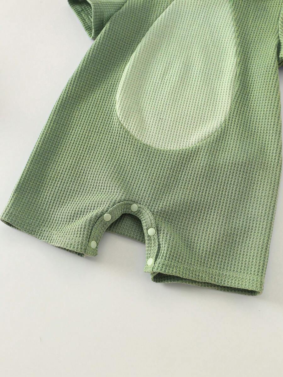 3D Big Ear Hooded Romper Set For Newborn Baby Boys And Girls Summer Outfit