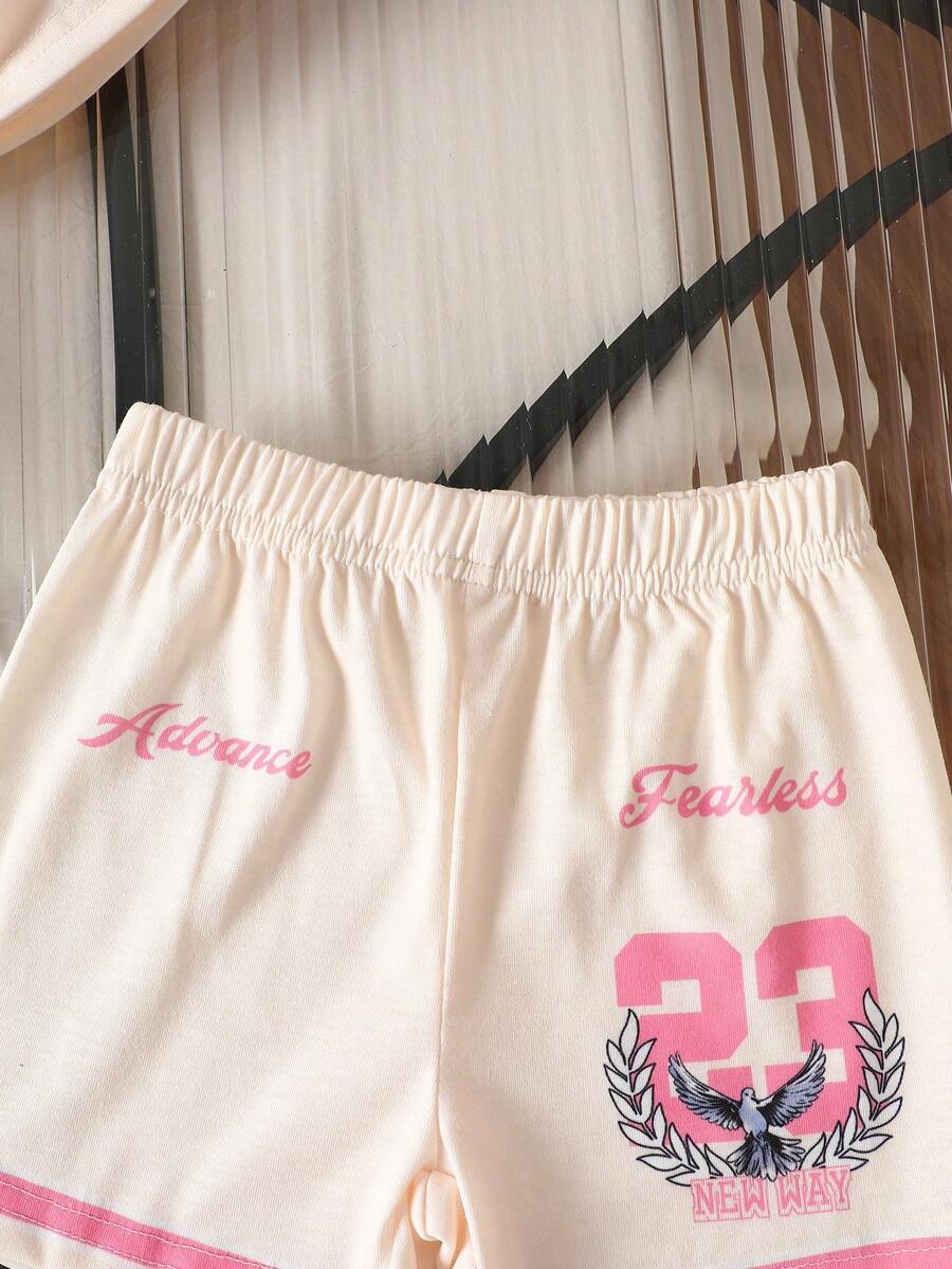 Classic Everyday Shorts Set For Baby Girls With Daddy's Girl T Shirt