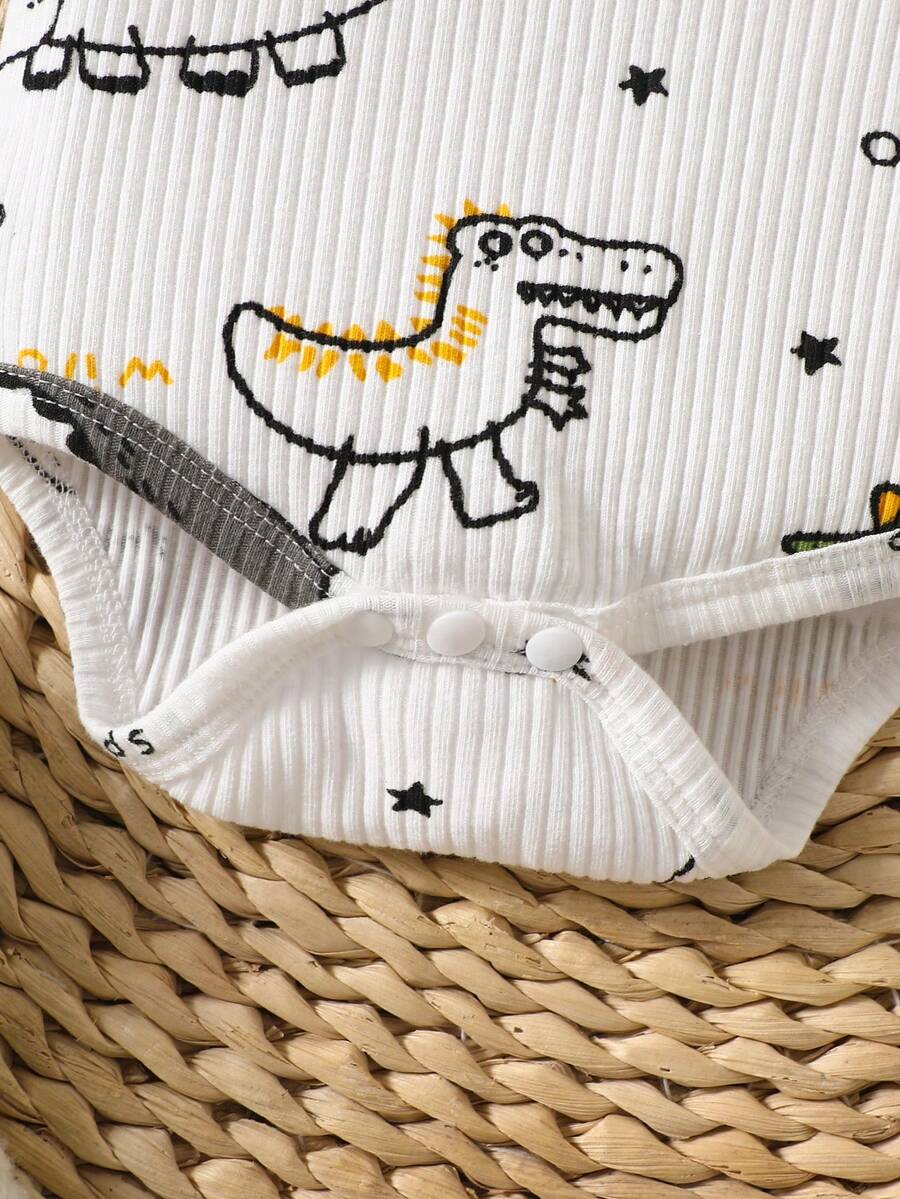 Baby Lion Print Romper and Shorts Set for Daily Wear and Photoshoots