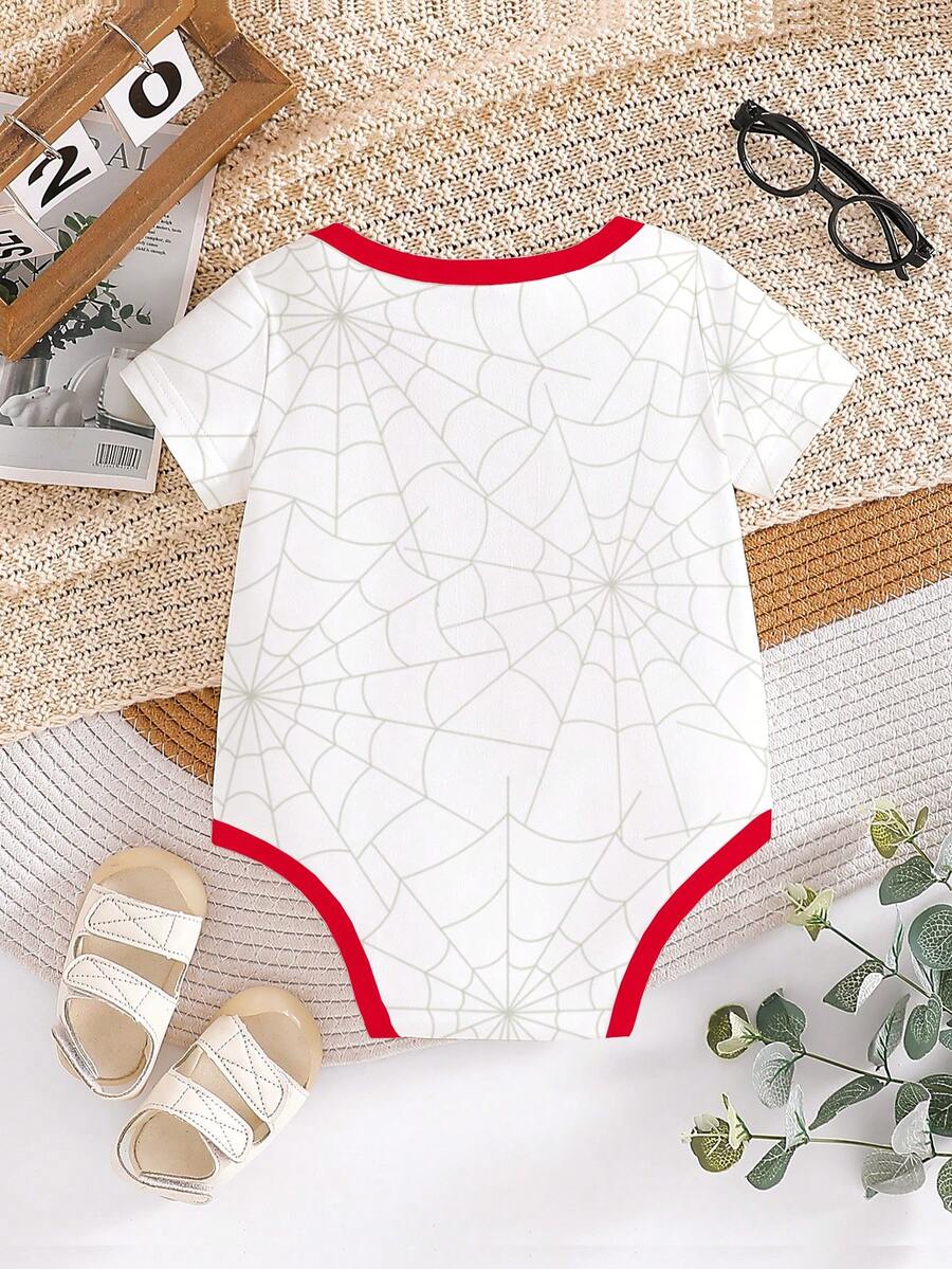 Baby Boy Funny Letter Print Short Sleeve Bodysuit Casual Summer Outfit Back Off I Have A Crazy Grandma