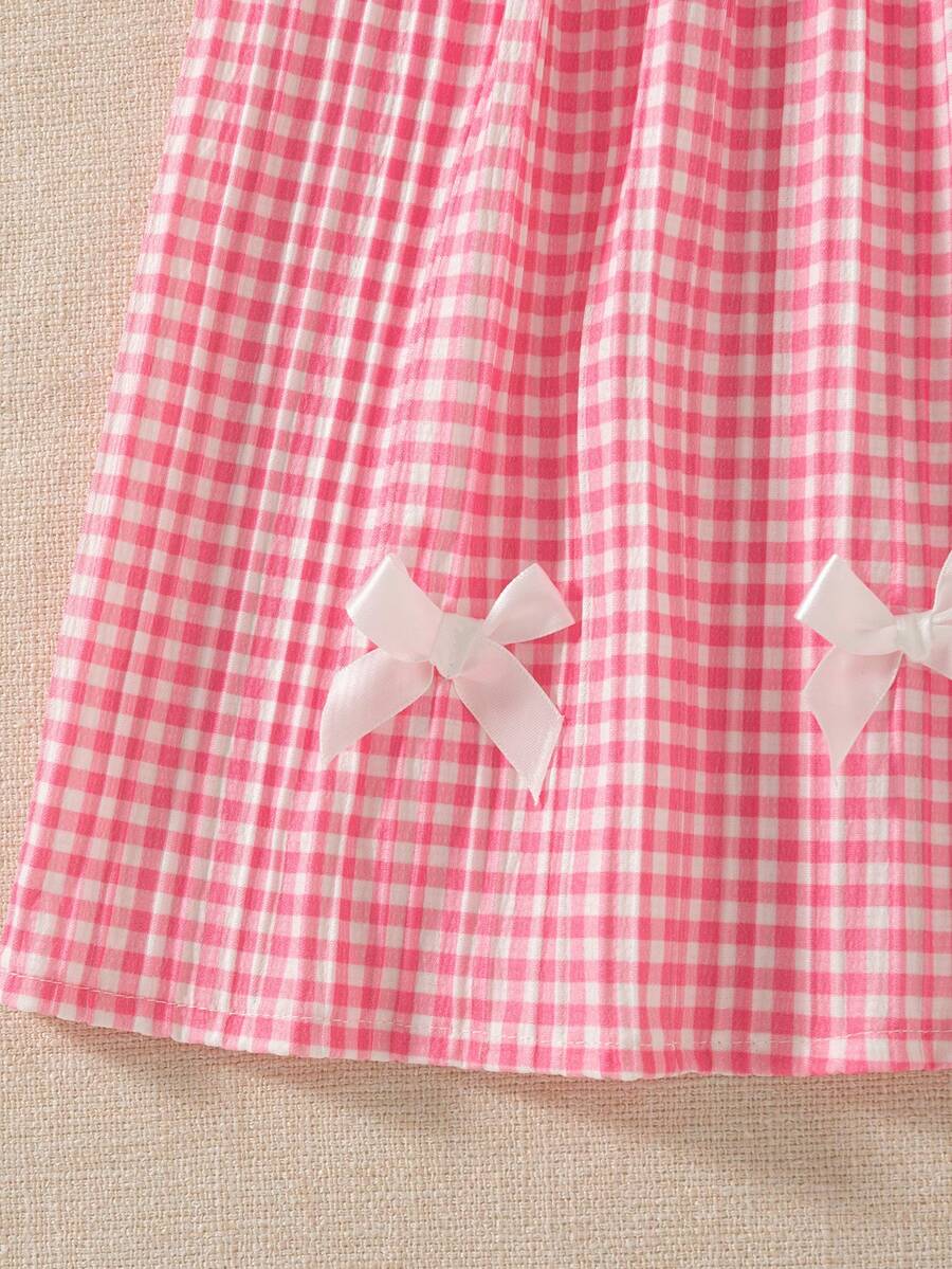 Sleeveless Long Dress with Embroidered Cartoon Duck for Toddler Girls