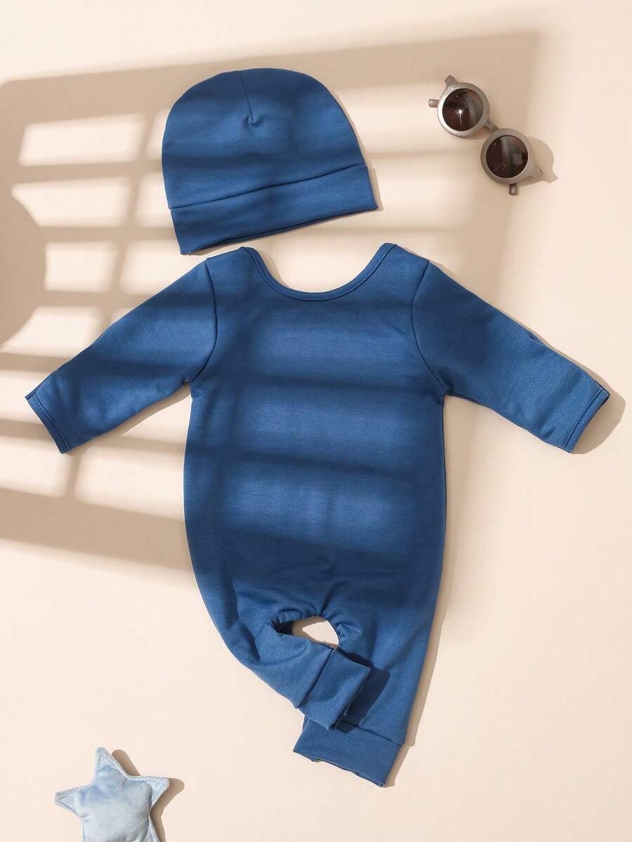 Baby Little Brother Embroidered Outfit Set for Photoshoots and Baby Shower Gifts