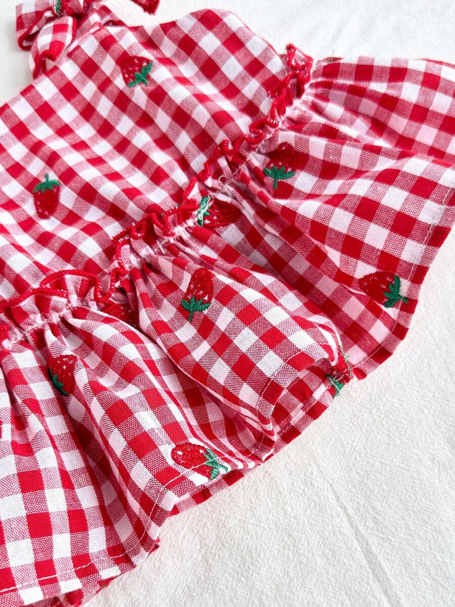 Fashion Striped Camisole Set For Baby Girls Casual Everyday Summer Clothing