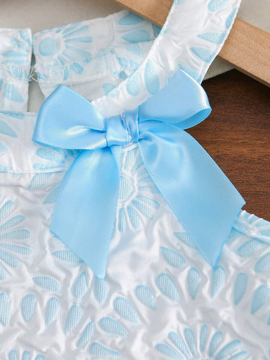 Cute Two Piece Floral Summer Clothing Set For Little Girls Elegant Style