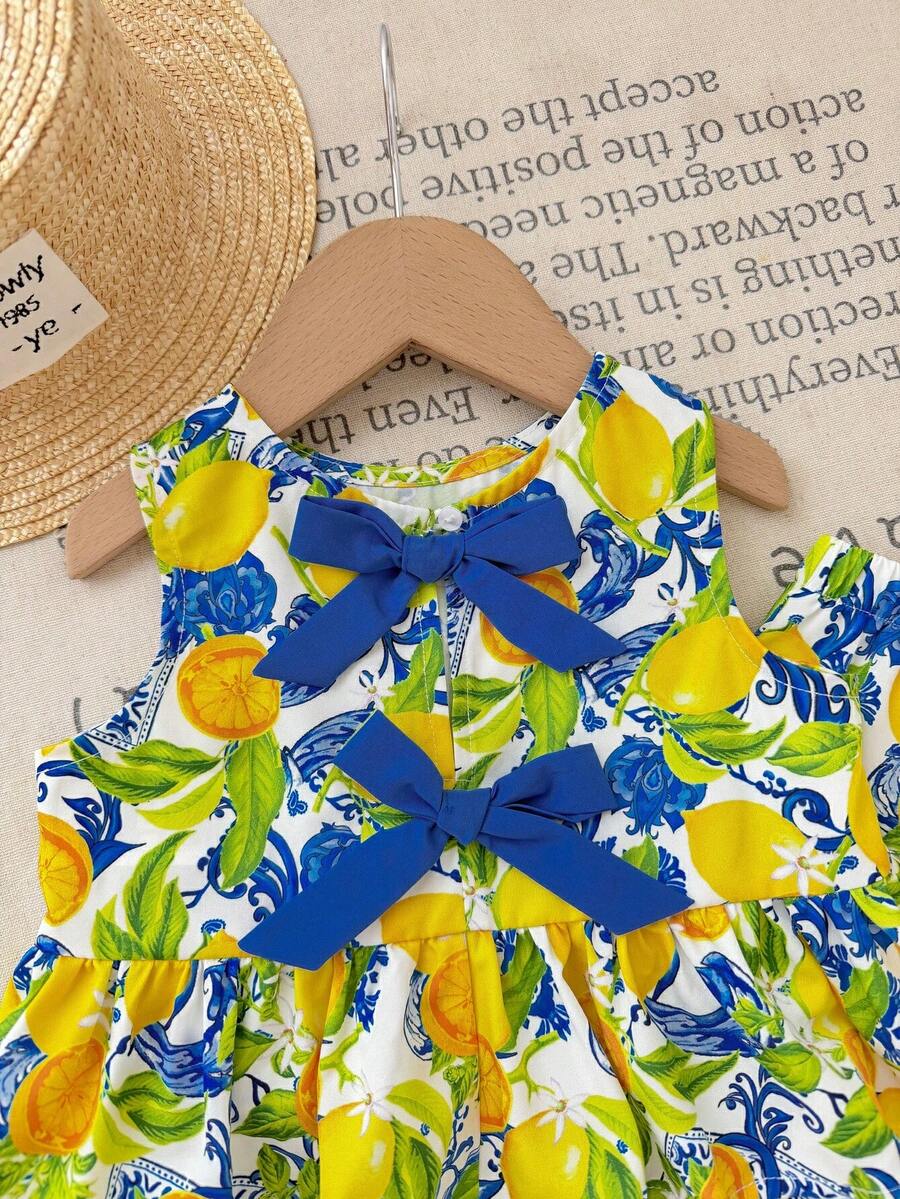 Casual Summer Pants Outfit For Kids Girls Ditsy Floral Fashion Wear