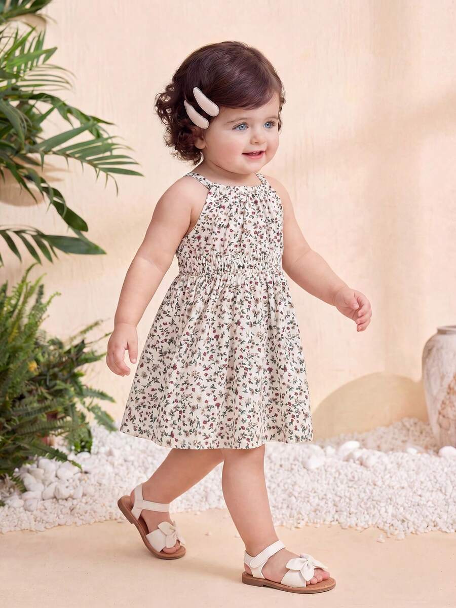 Baby Girl Leopard Print Sleeveless Dress Cute Summer Vacation Outfit Mommy and Me Matching Look