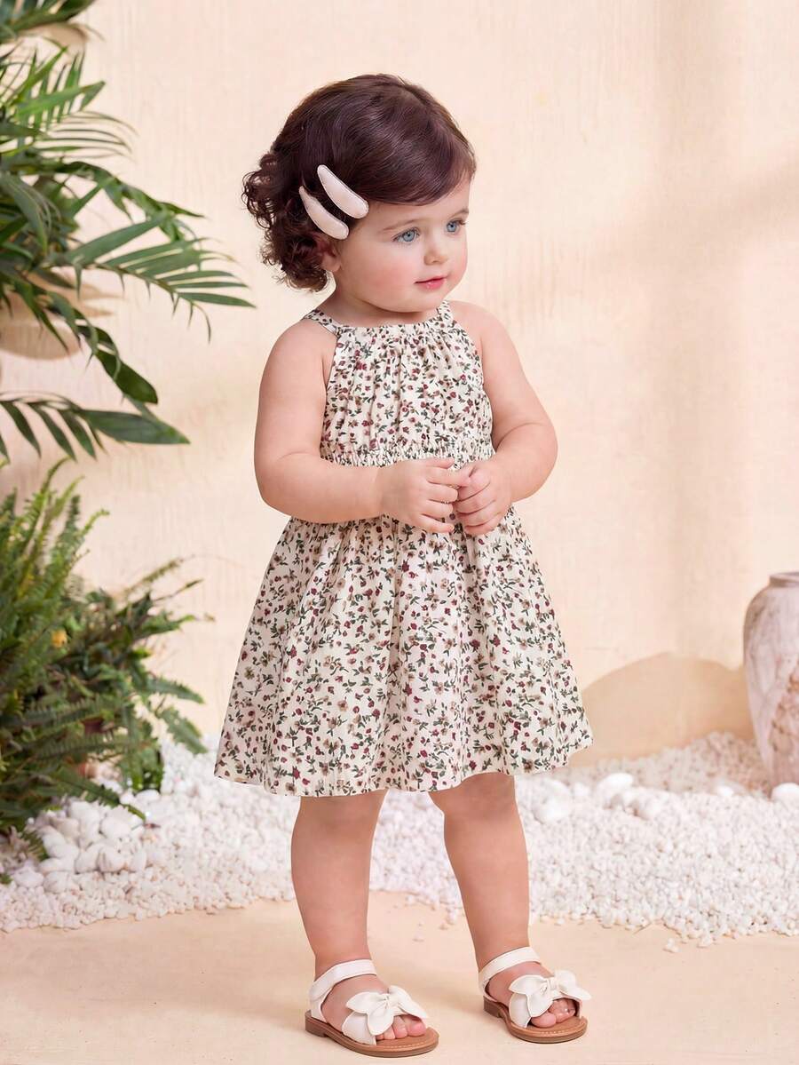 Baby Girl Leopard Print Sleeveless Dress Cute Summer Vacation Outfit Mommy and Me Matching Look