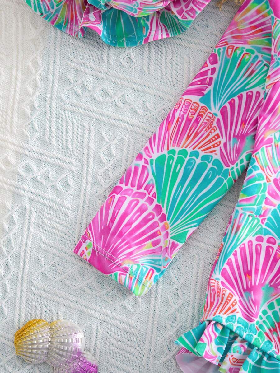 Cute Daisy And Strawberry Swimwear For Kids Girls Summer Vacation Wear