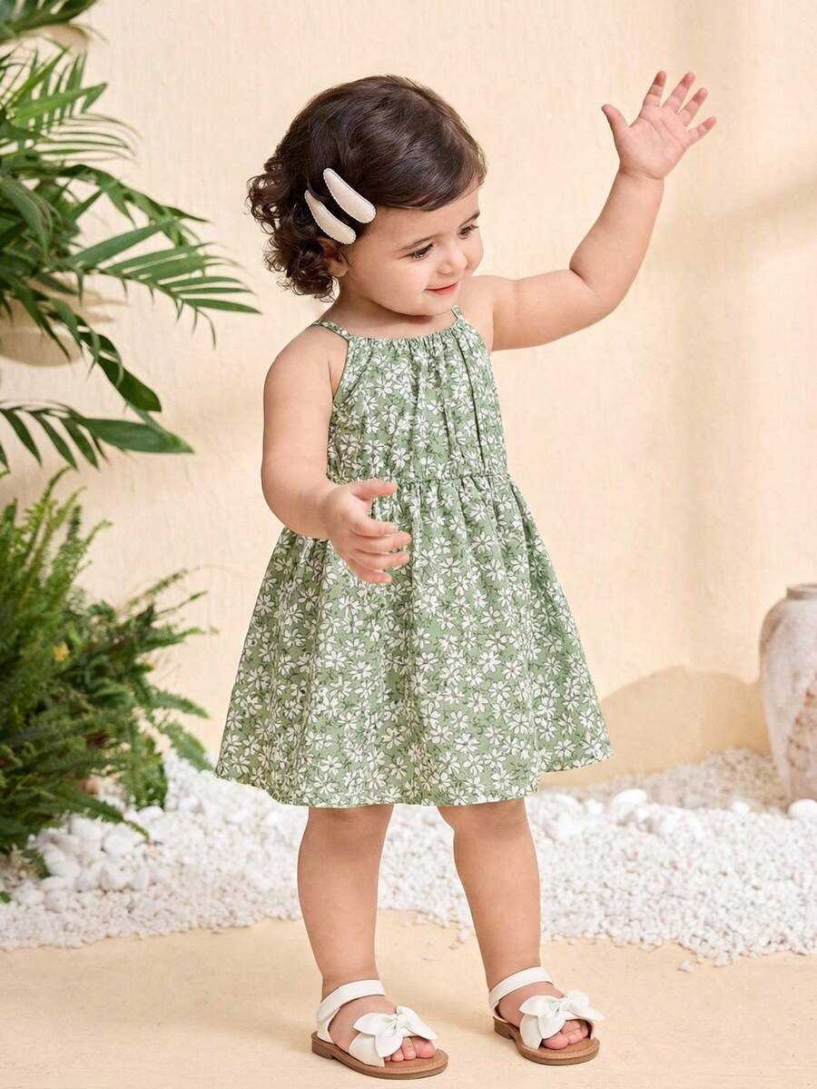 Baby Girl Leopard Print Sleeveless Dress Cute Summer Vacation Outfit Mommy and Me Matching Look