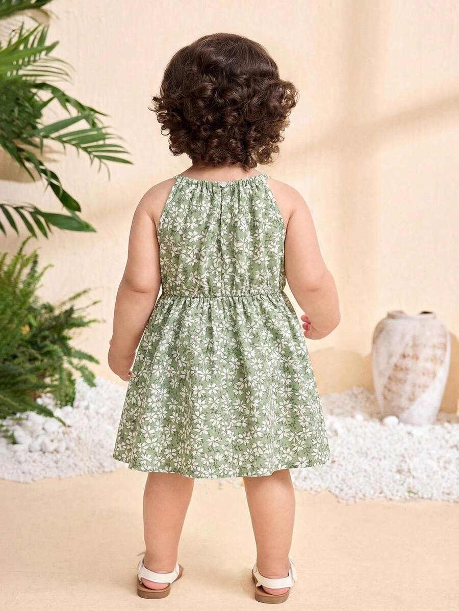 Baby Girl Leopard Print Sleeveless Dress Cute Summer Vacation Outfit Mommy and Me Matching Look